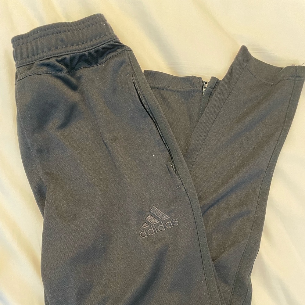 Adidas black track pants